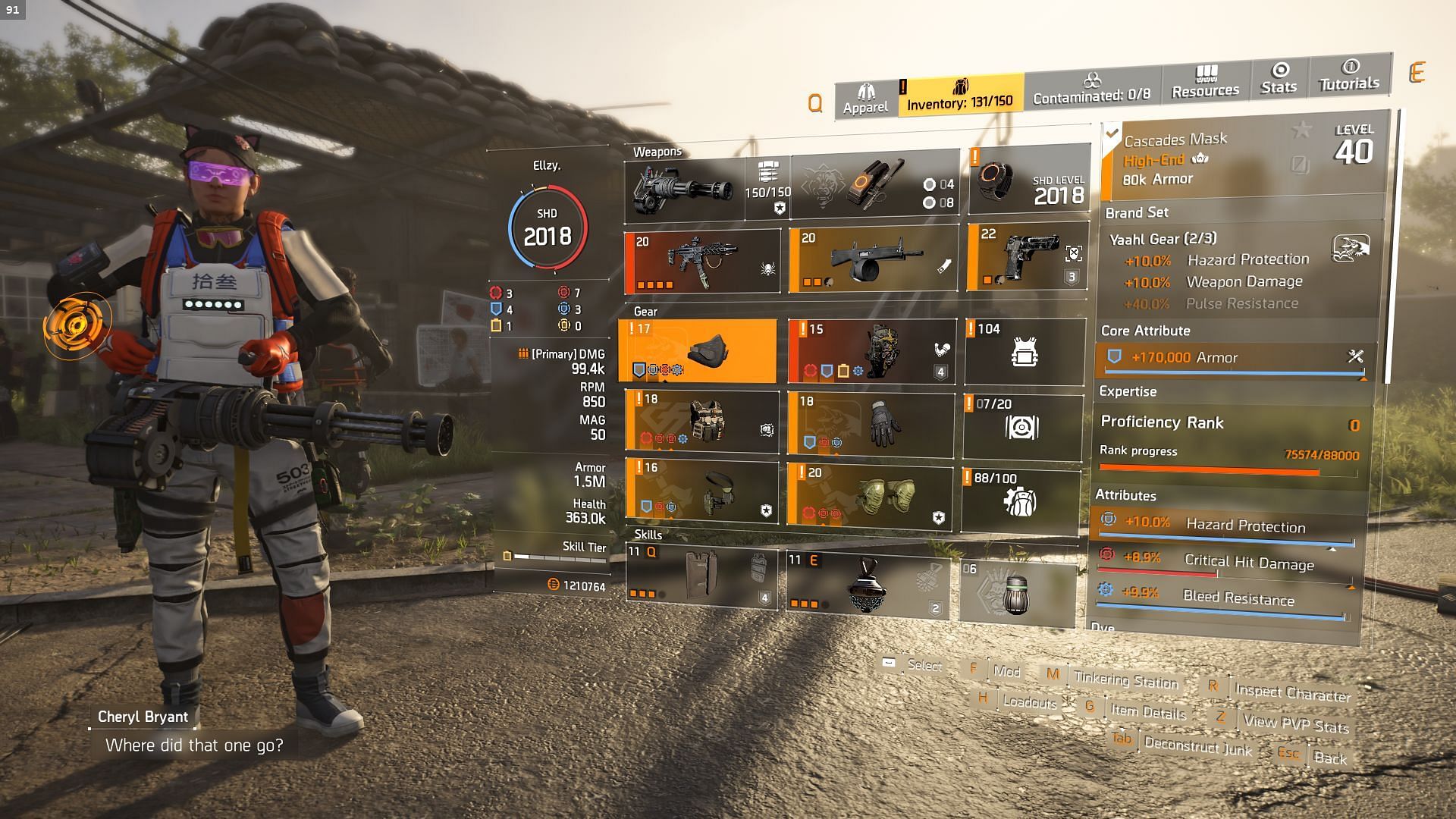 Players can opt for a basic Yaahl Gear mask if they don't have The Hollow Man (Image via Sportskeeda Gaming || Ubisoft)